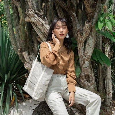 Borsa per la spesa in carta regalo di lusso con stampa personalizzata