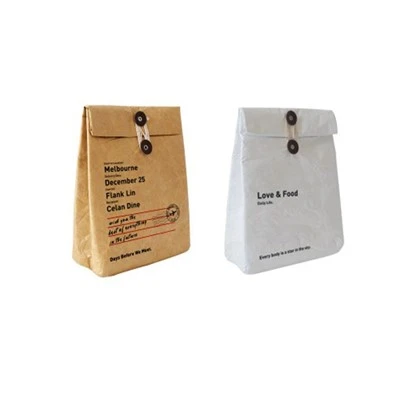 Sacchetti frigoriferi lavabili in carta kraft