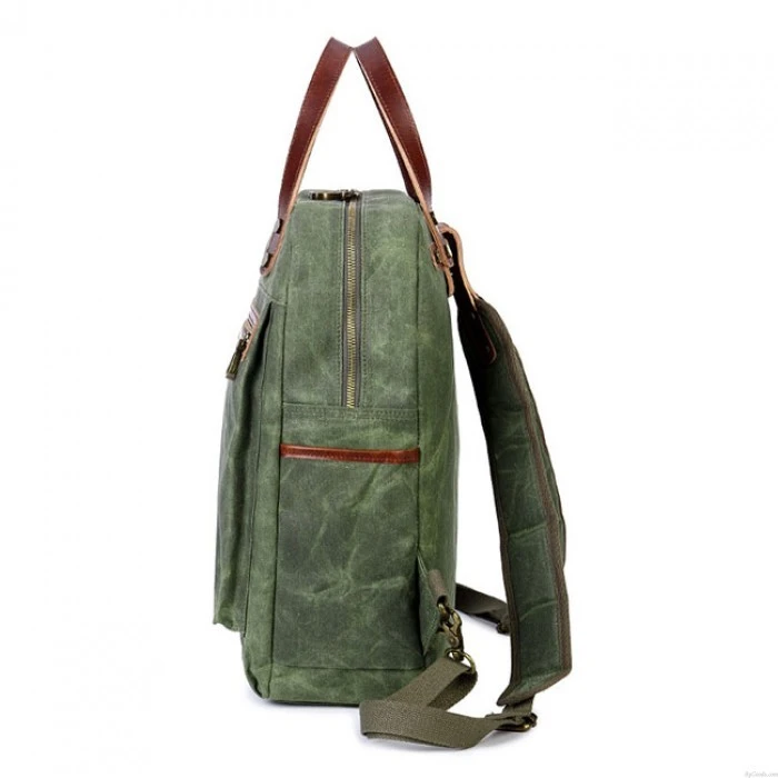 Bags Canvas For Men Waxed Canvas Backpack