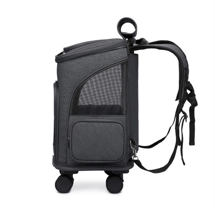 Manufacturer Pet Carrier With Wheels For Cat Dog