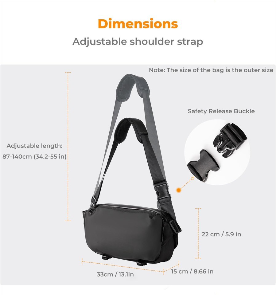 Customized Unisex Waterproof Digital Camera Waist Bag factory
