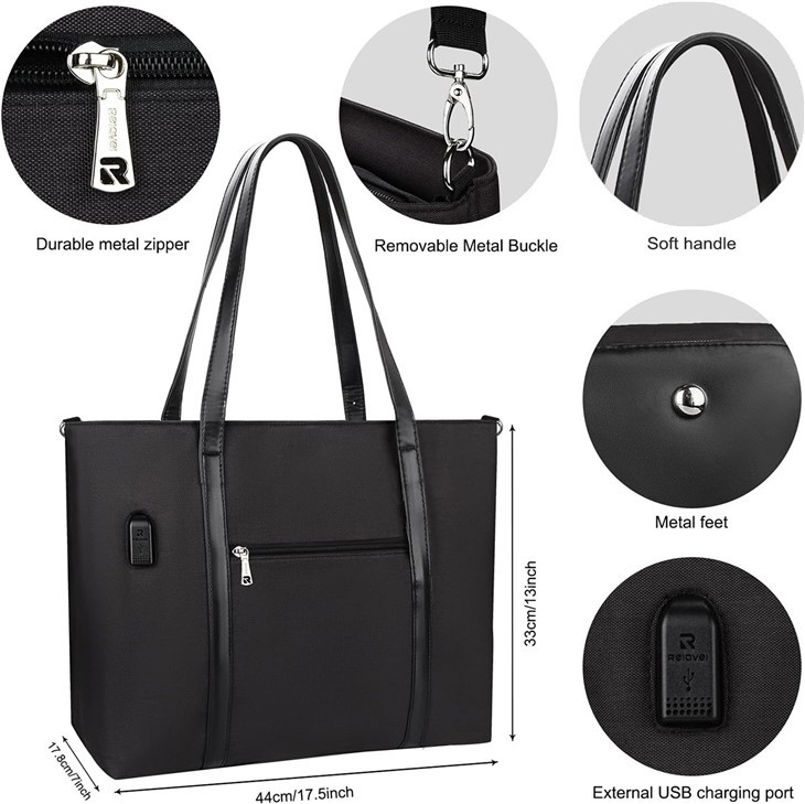 Teacher Bag Work Bag With USB Charging Port